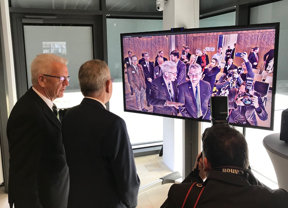 Austria’s President Van der Bellen visits Cyber Valley