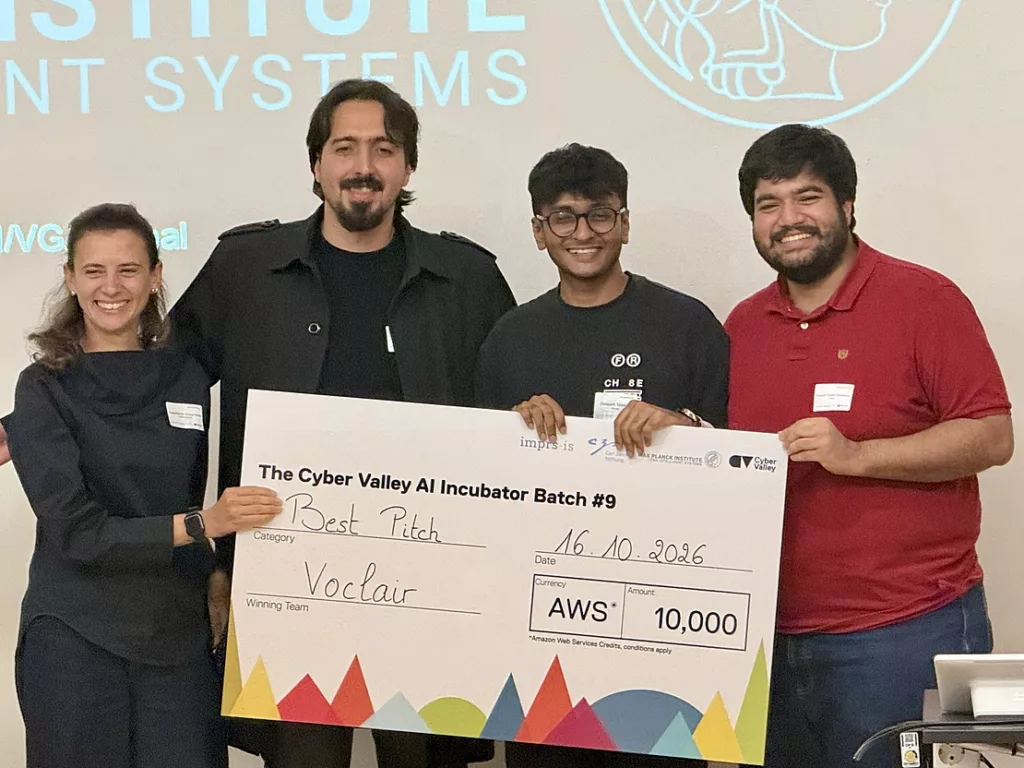 AI Incubator Demo Day: Best Pitch Award